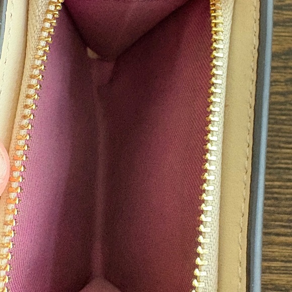 Coach Monogram Print Coated Canvas Snap Bifold Wallet w/ C Charm - Picture 6 of 11